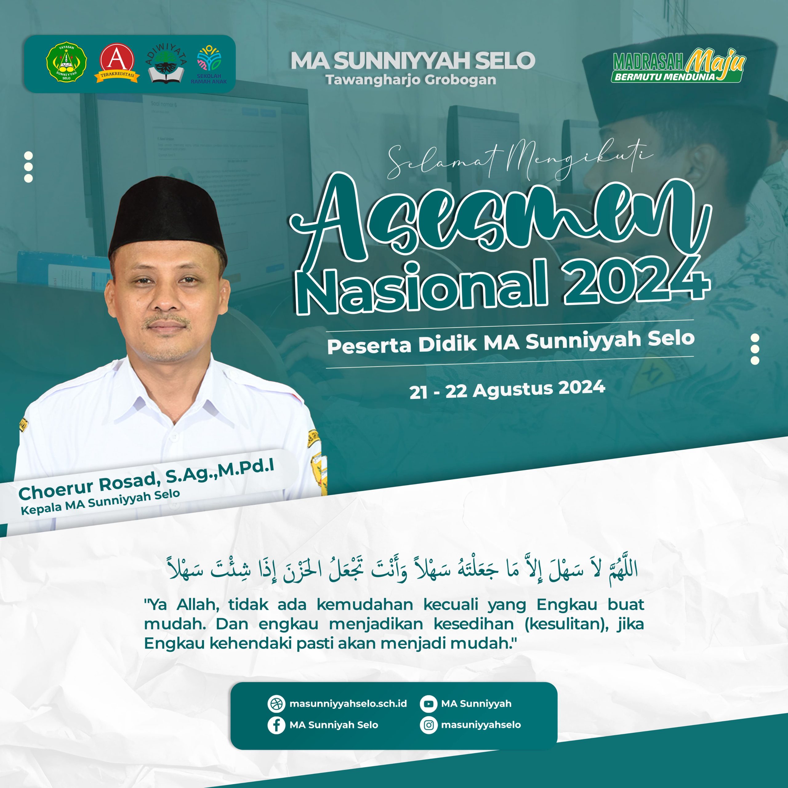 Asesmen Nasional 2024/2025: Siswa MA Sunniyyah Selo Berjuang Raih Hasil Terbaik