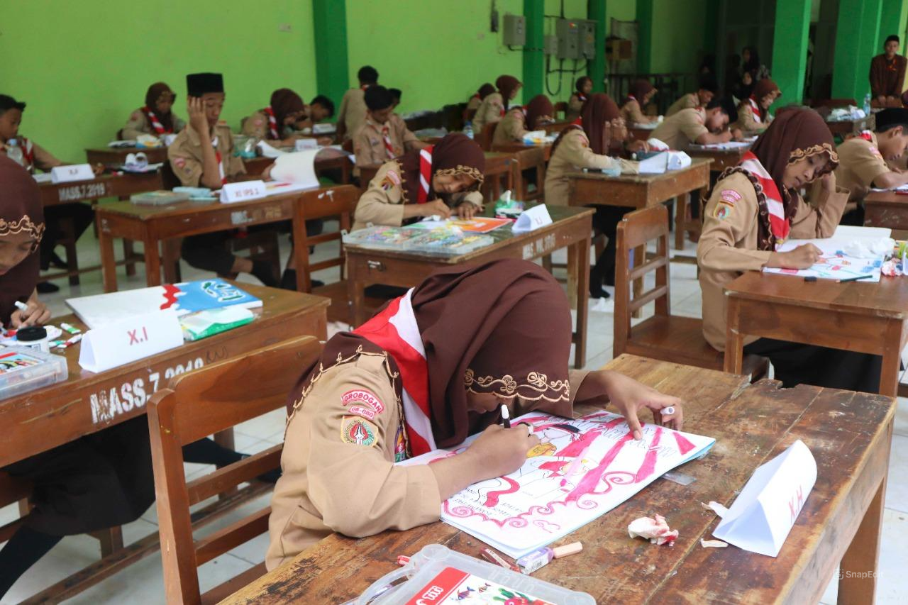 OSIS MA Sunniyyah Selo Gelar Lomba Musikalisasi Puisi dan Sunniyyah Drawing Poster untuk Peringati Hari Sumpah Pemuda dan Hari Pahlawan