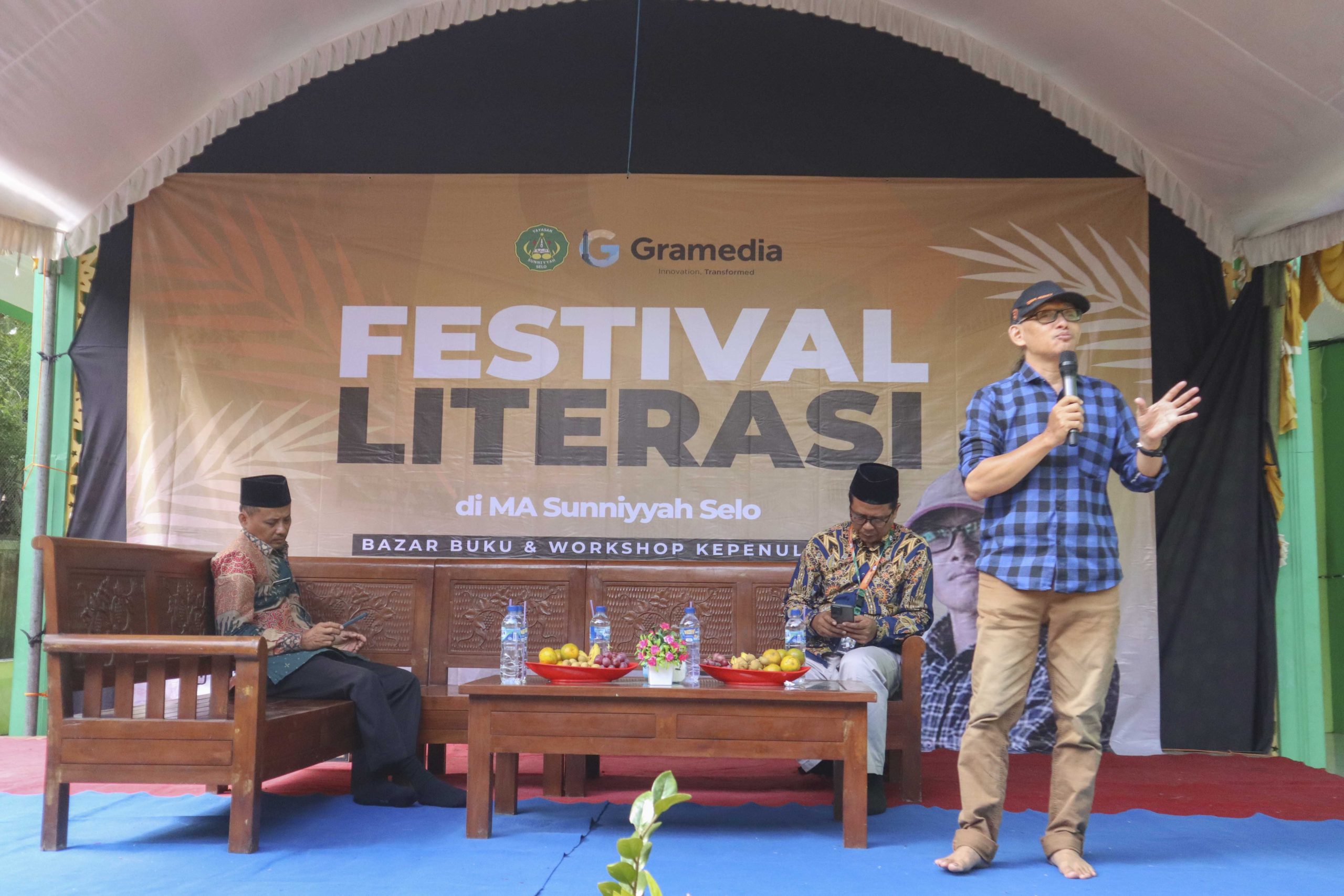 Festival Literasi MA Sunniyyah Selo 2025 Bersama Gramedia Berjalan Sukses dan Meriah