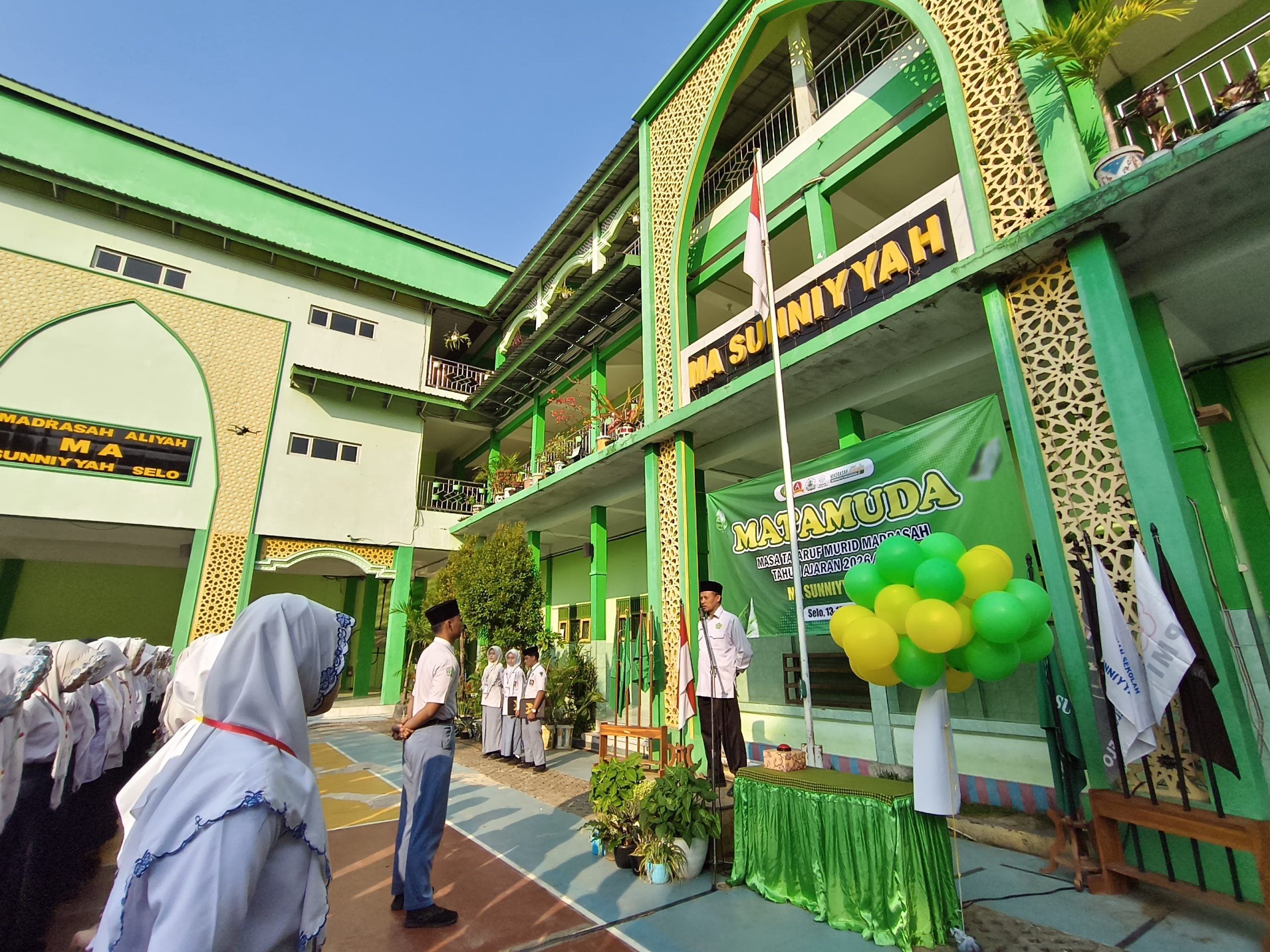 MATAMUDA 2026 MA Sunniyyah Selo Resmi Dibuka, 382 Murid Baru Ikuti Hari Pertama Pengenalan Lingkungan Madrasah