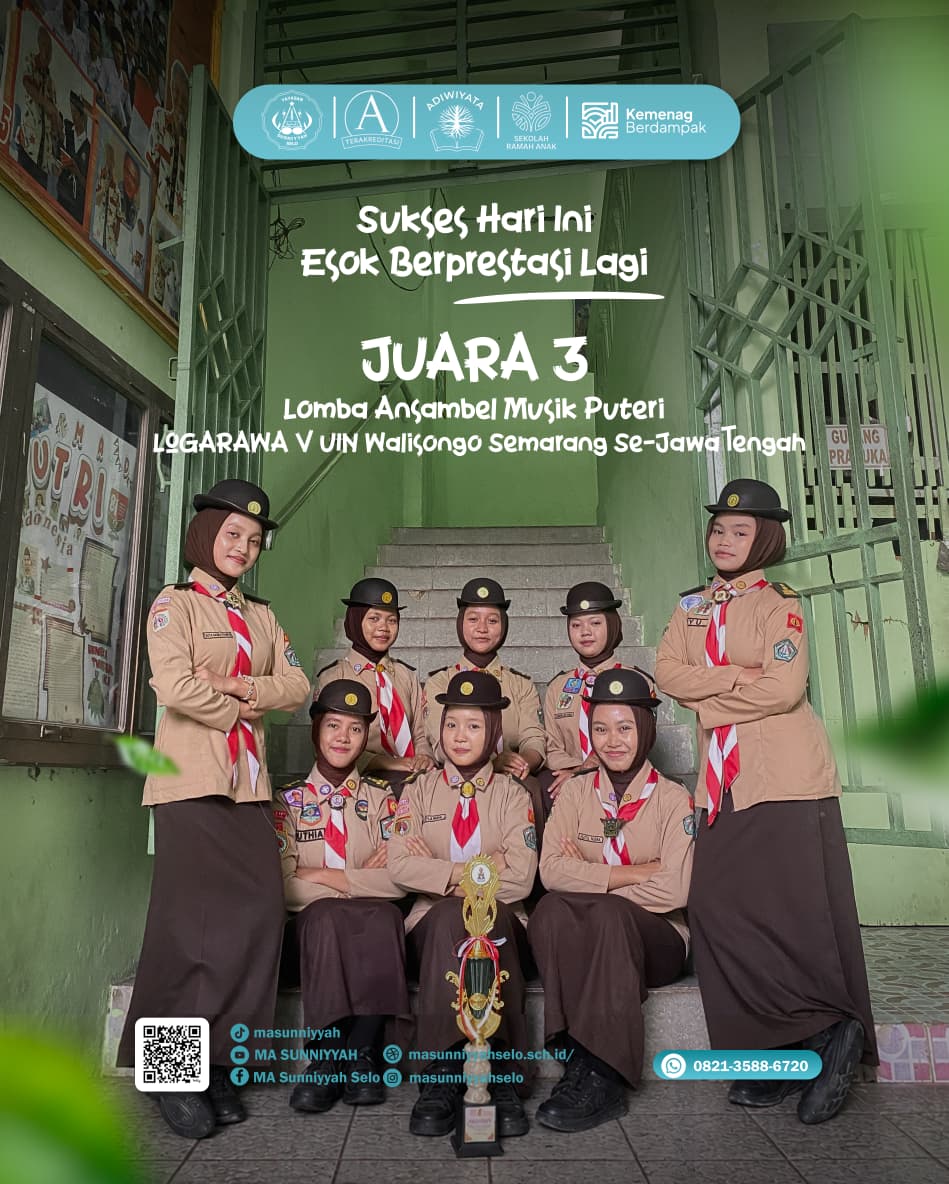 Pramuka MA Sunniyyah Selo Raih Dua Juara dalam LOGARAWA V UIN Walisongo Semarang
